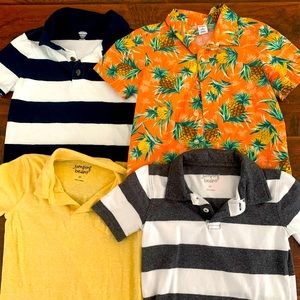 Bundle of (4) boys 4T shirts